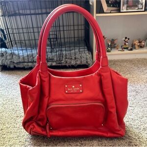 Kate Spade Vibrant Red Shoulder Bag